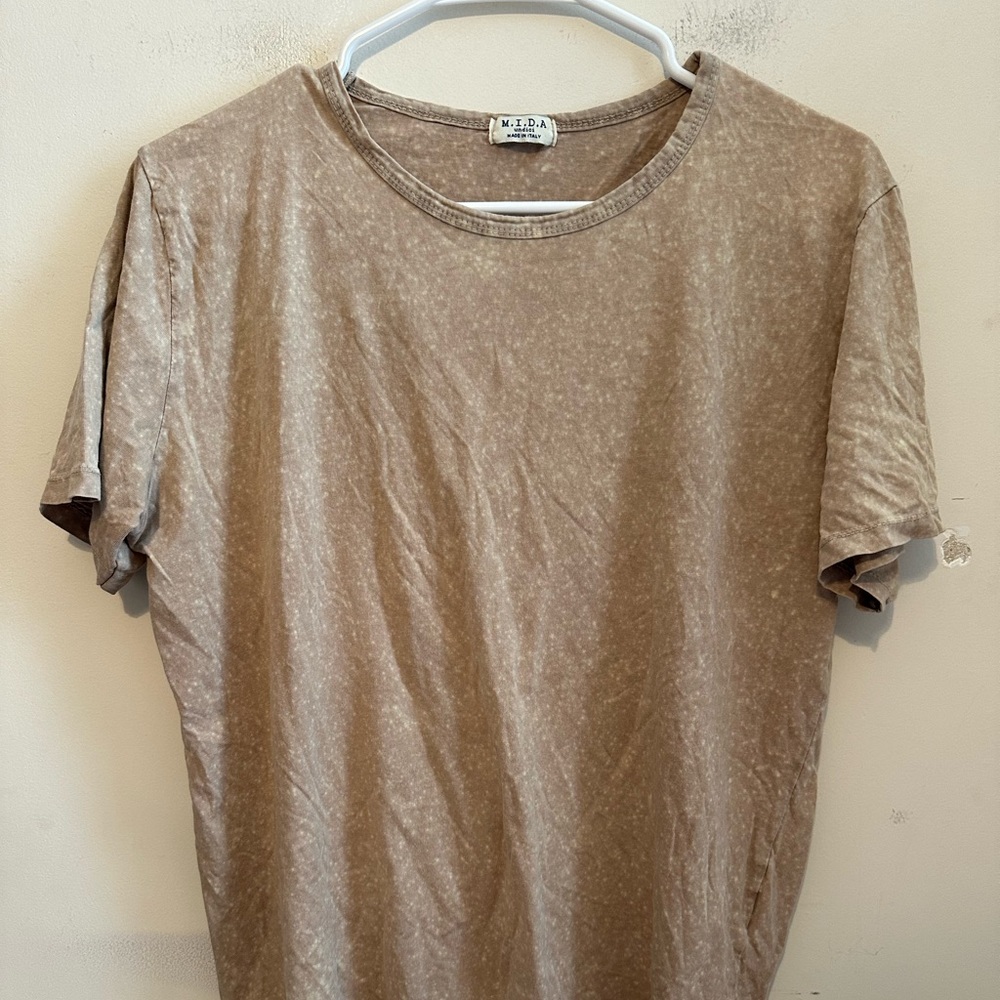 M.I.D.A. Undici Tee Shirt Men’s Large Tan